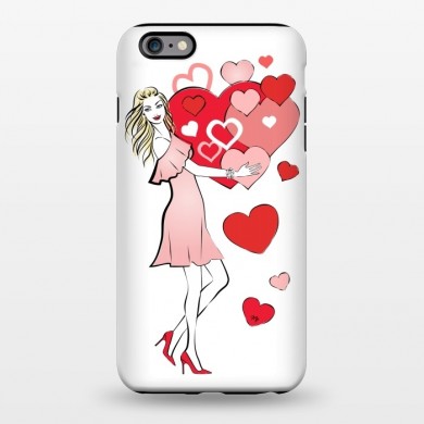 iPhone 6/6s plus Cases Girl with by Martina | ArtsCase