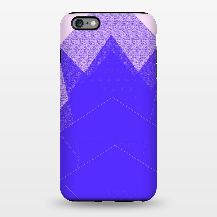 iPhone 6/6s plus StrongFit Sunset Mountain Blue by ANoelleJay