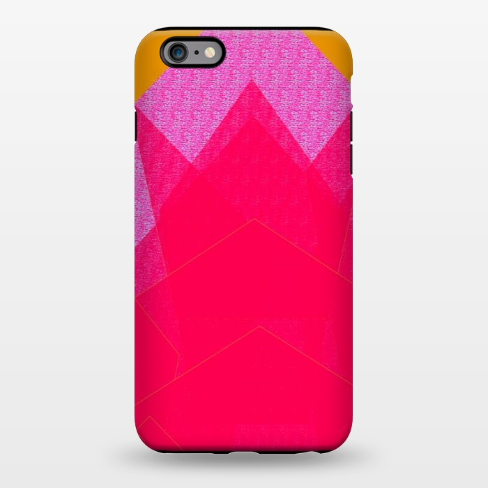 iPhone 6/6s plus StrongFit Sunset Mountain fuschia by ANoelleJay