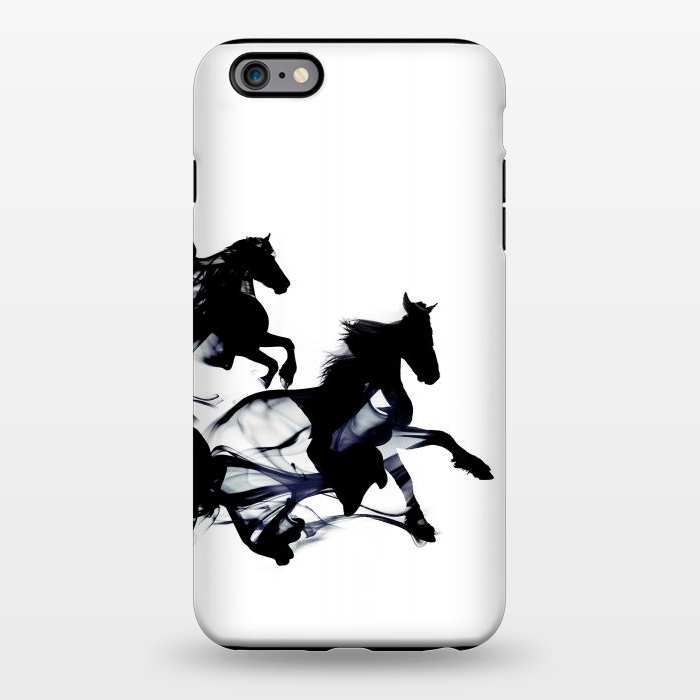 iPhone 6/6s plus StrongFit Black Horses by Róbert Farkas