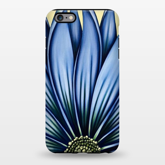iPhone 6/6s plus StrongFit Blue Daisy by Denise Cassidy Wood