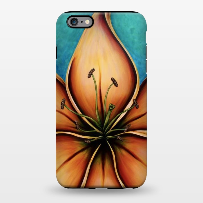 iPhone 6/6s plus StrongFit Fire Lily  by Denise Cassidy Wood