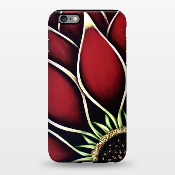 iPhone 6/6s plus StrongFit Red Dahlia by Denise Cassidy Wood
