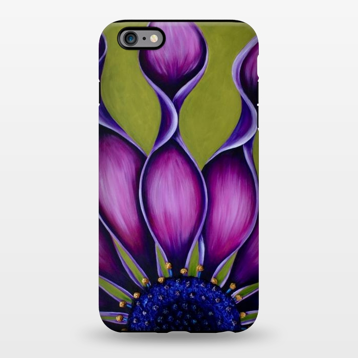 iPhone 6/6s plus StrongFit Purple African Daisy by Denise Cassidy Wood