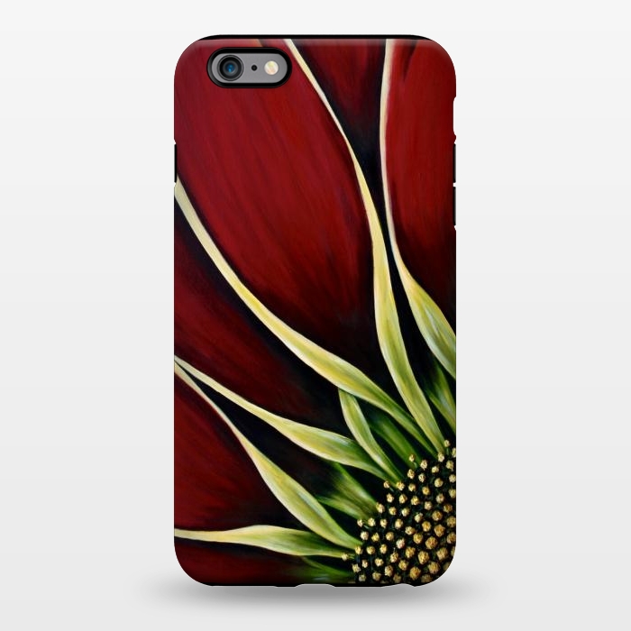 iPhone 6/6s plus StrongFit Red Gazania II by Denise Cassidy Wood
