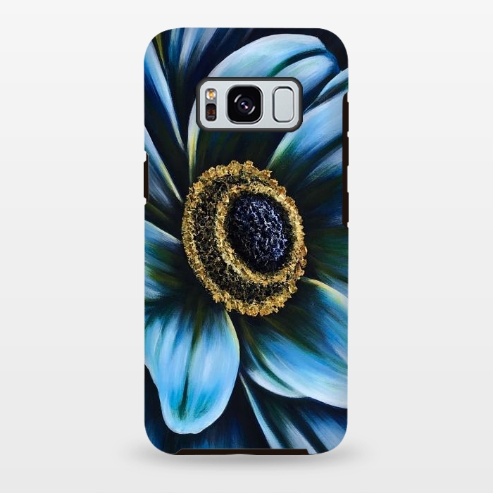 Galaxy S8 plus StrongFit Blue Cosmos by Denise Cassidy Wood