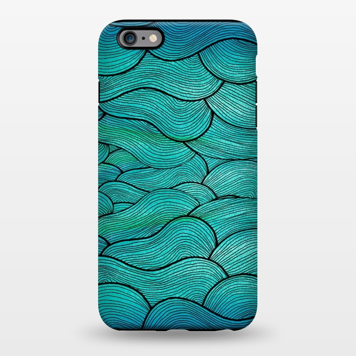 iPhone 6/6s plus StrongFit sea waves by Pom Graphic Design