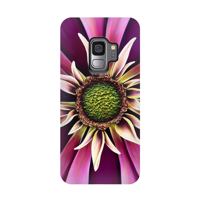Galaxy S9 StrongFit Pink Burst by Denise Cassidy Wood