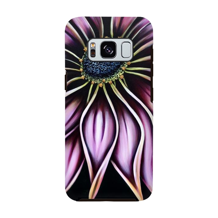 Galaxy S8 StrongFit Wild Cone Flower by Denise Cassidy Wood