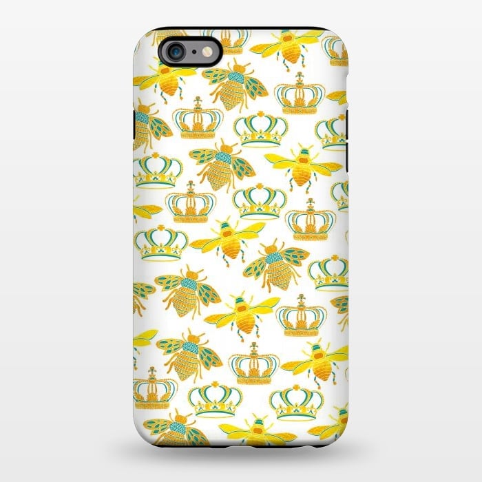 iPhone 6/6s plus StrongFit Royal Bees by Pom Graphic Design