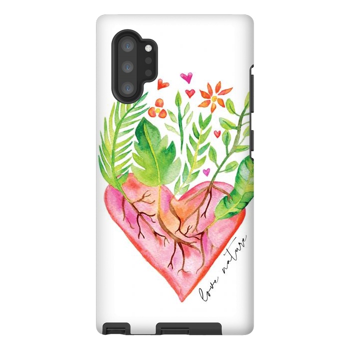 Galaxy Note 10 plus StrongFit Greenies Love by Pom Graphic Design