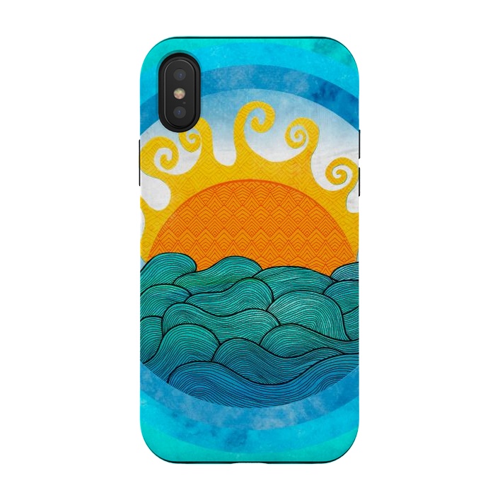 iPhone Xs / X StrongFit A Happy Day II by Pom Graphic Design