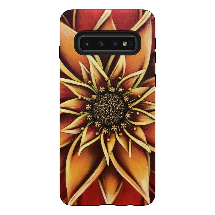 Galaxy S10 StrongFit Persimmon  by Denise Cassidy Wood
