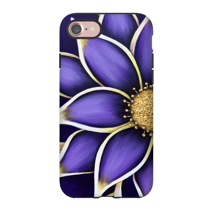 iPhone 7 StrongFit Purple Passion II by Denise Cassidy Wood