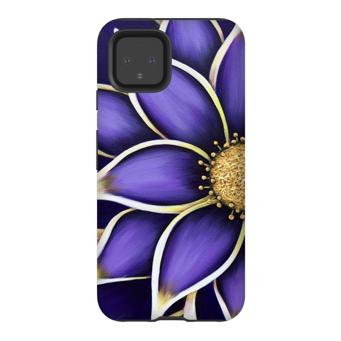 Pixel 4 StrongFit Purple Passion II by Denise Cassidy Wood