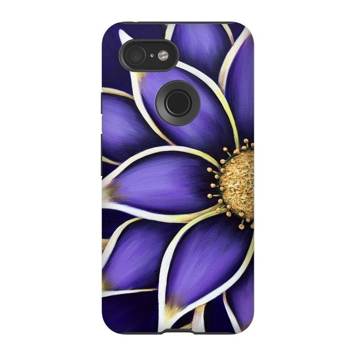 Pixel 3 StrongFit Purple Passion II by Denise Cassidy Wood