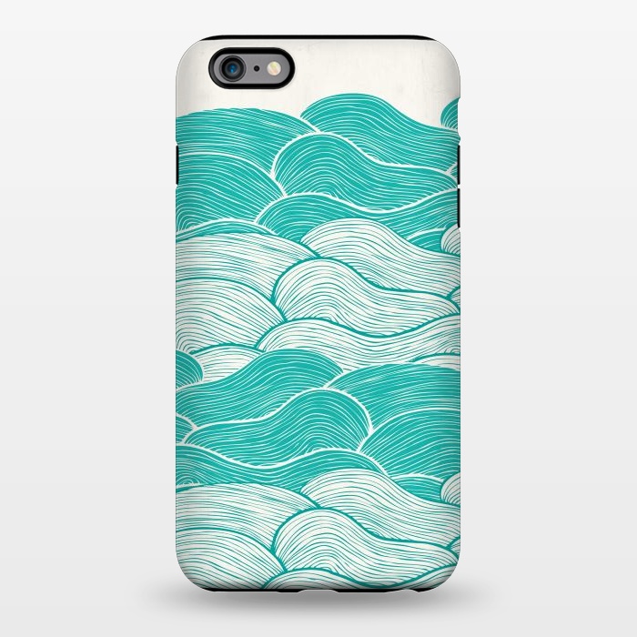 iPhone 6/6s plus StrongFit The Calm And Stormy Seas II by Pom Graphic Design