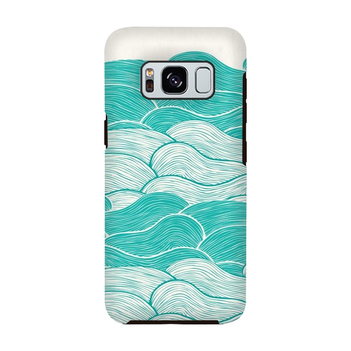 Galaxy S8 StrongFit The Calm And Stormy Seas II by Pom Graphic Design