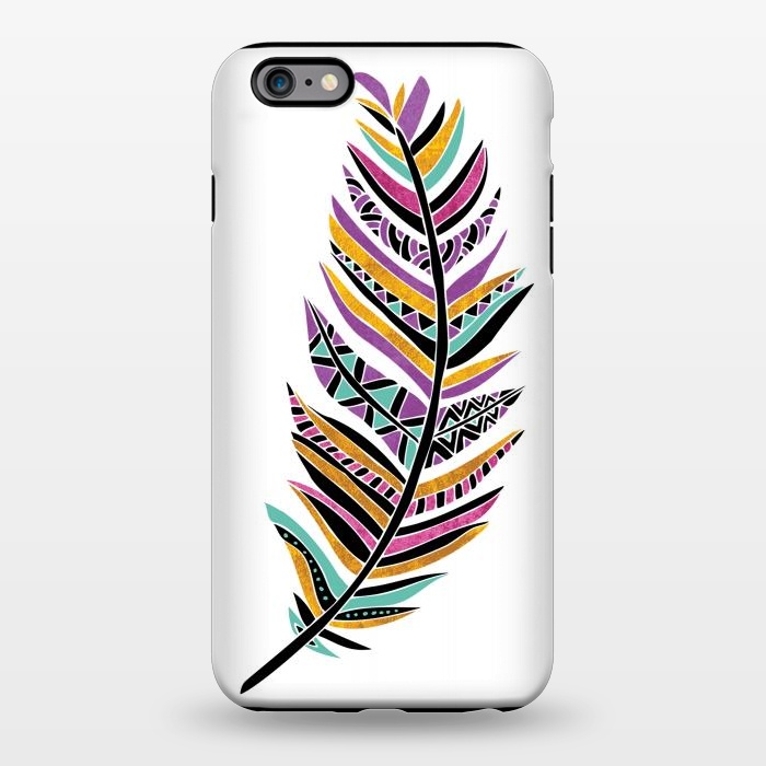 iPhone 6/6s plus StrongFit Dreamy Feathers by Pom Graphic Design