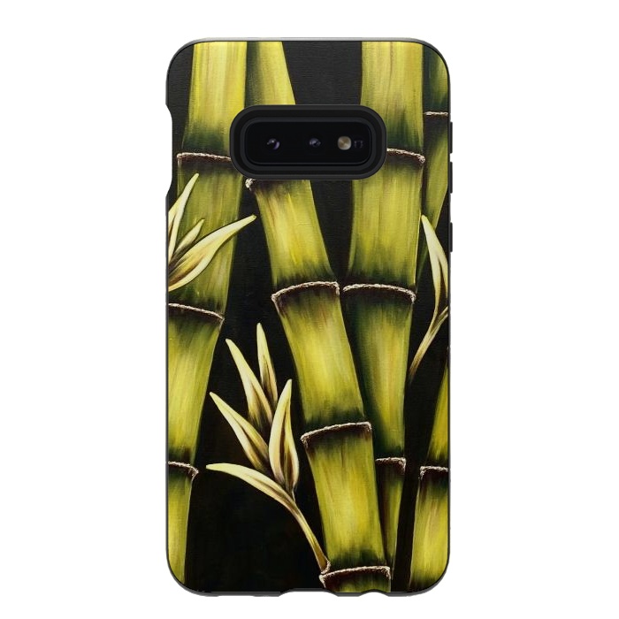 Galaxy S10e StrongFit Bamboo by Denise Cassidy Wood
