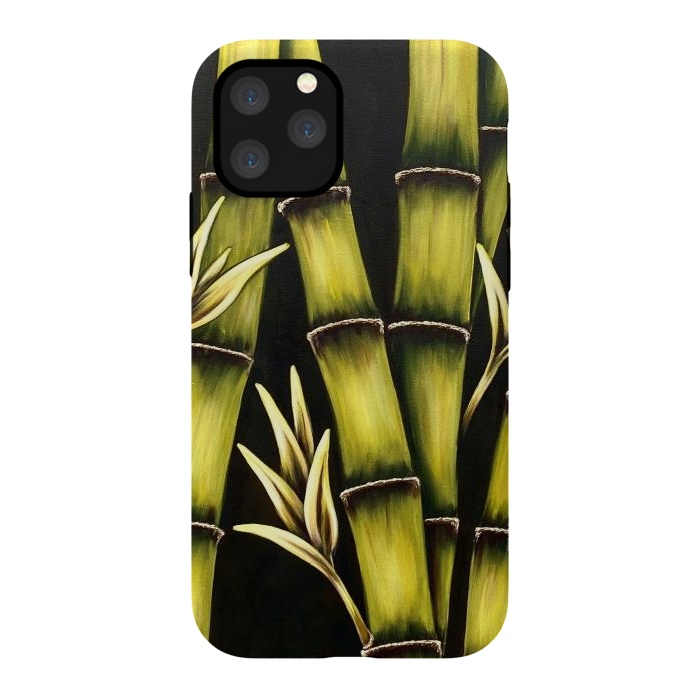 iPhone 11 Pro StrongFit Bamboo by Denise Cassidy Wood