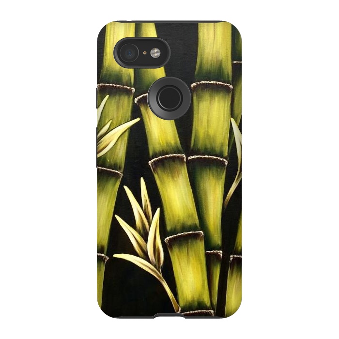 Pixel 3 StrongFit Bamboo by Denise Cassidy Wood