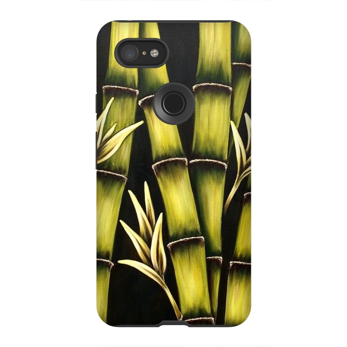 Pixel 3XL StrongFit Bamboo by Denise Cassidy Wood