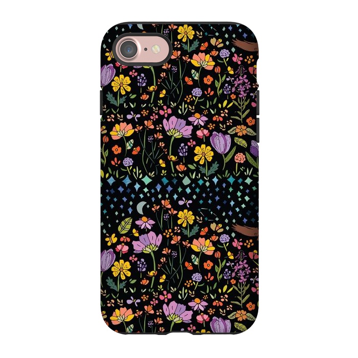 iPhone 7 StrongFit Whimsical Night Forest by Pom Graphic Design