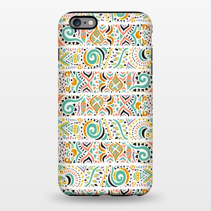 iPhone 6/6s plus StrongFit Jungle doodles day by Pom Graphic Design