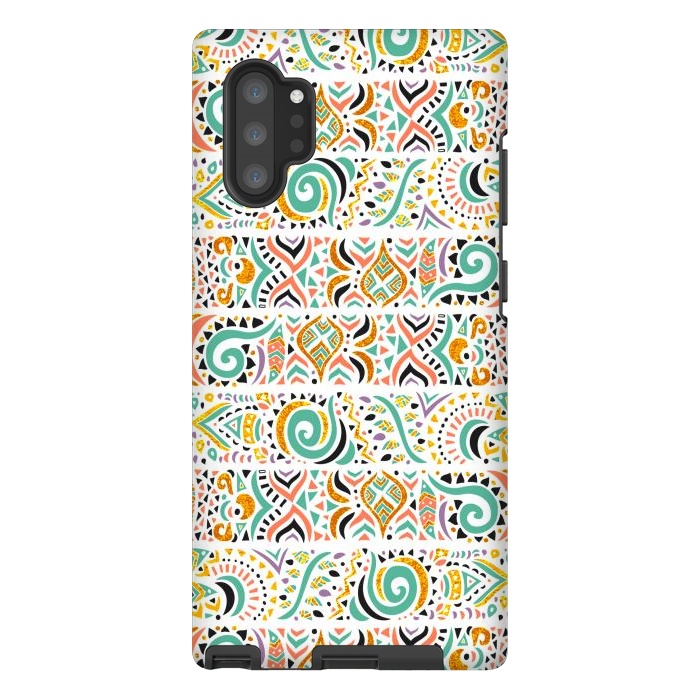 Galaxy Note 10 plus StrongFit Jungle doodles day by Pom Graphic Design
