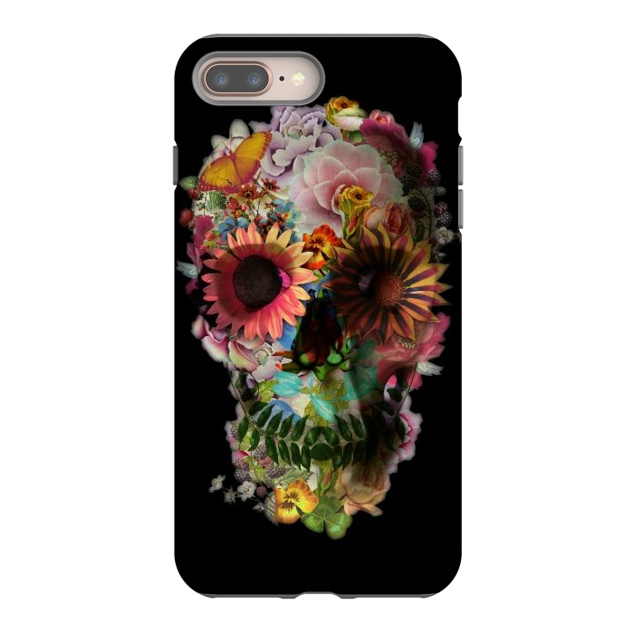 iPhone 7 plus StrongFit Skull 2 Black by Ali Gulec