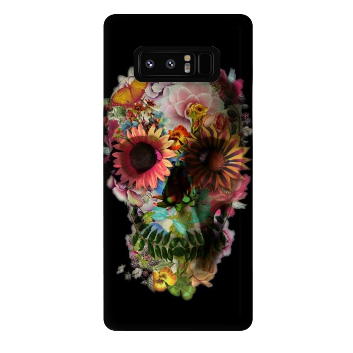 Galaxy Note 8 StrongFit Skull 2 Black by Ali Gulec