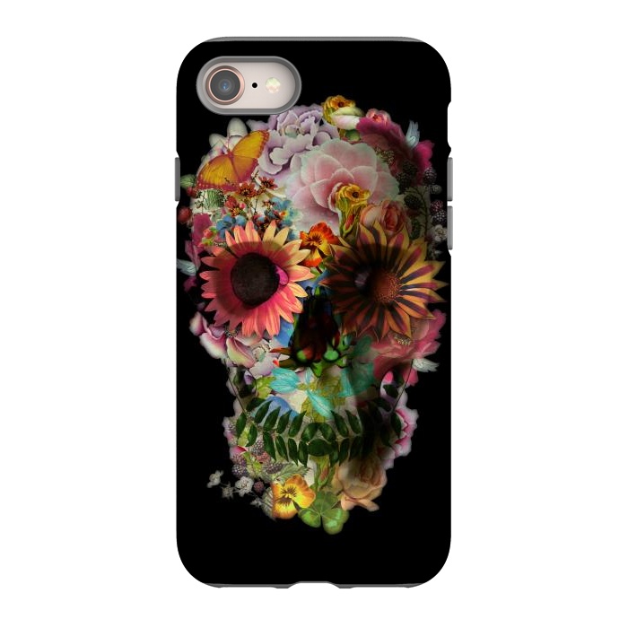 iPhone SE StrongFit Skull 2 Black by Ali Gulec