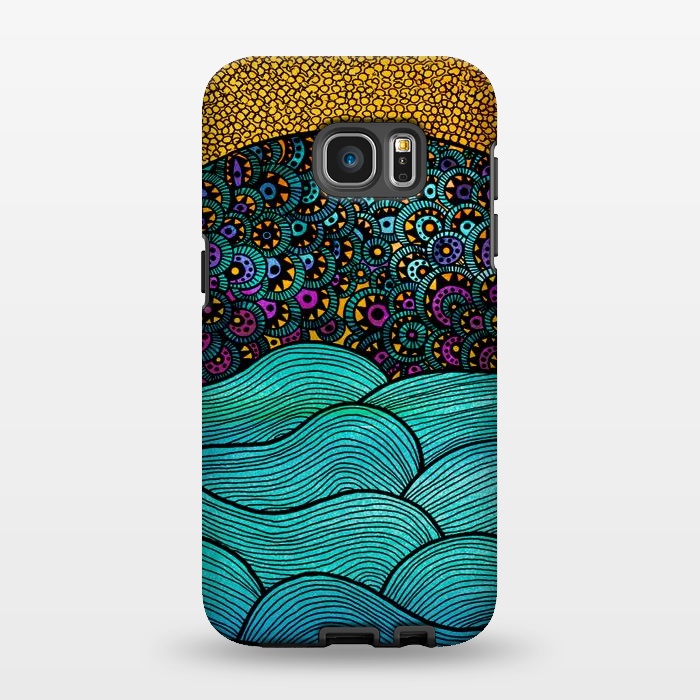 Galaxy S7 EDGE StrongFit oceania big by Pom Graphic Design