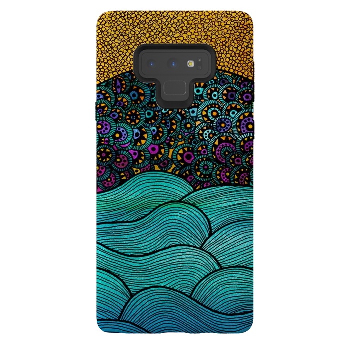 Galaxy Note 9 StrongFit oceania big by Pom Graphic Design