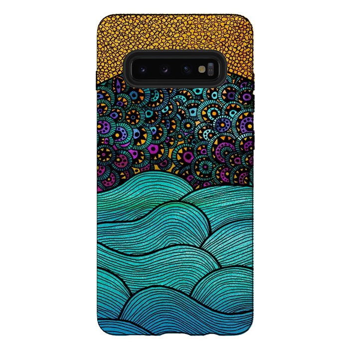 Galaxy S10 plus StrongFit oceania big by Pom Graphic Design
