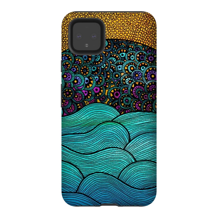 Pixel 4XL StrongFit oceania big by Pom Graphic Design