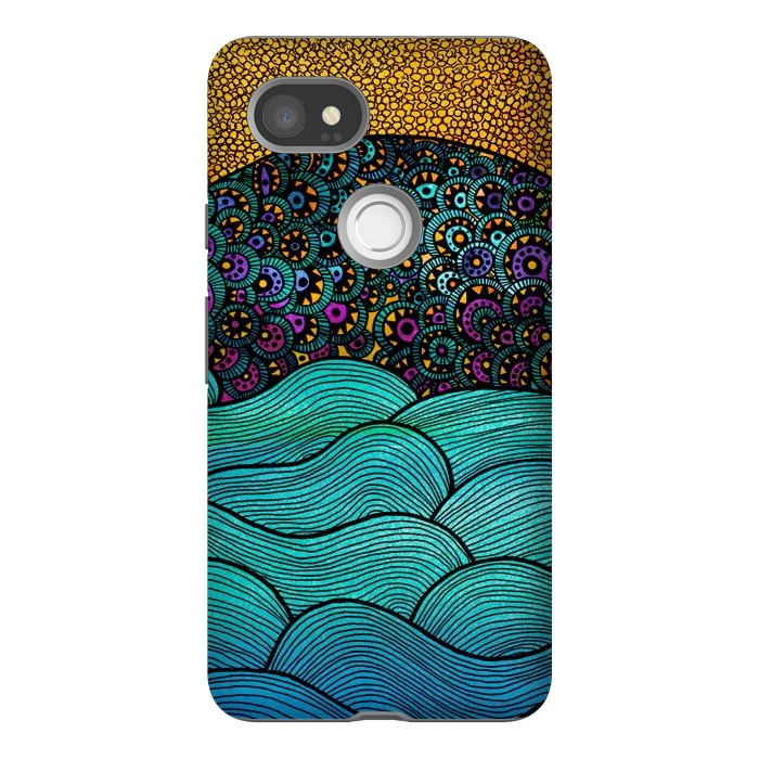 Pixel 2XL StrongFit oceania big by Pom Graphic Design