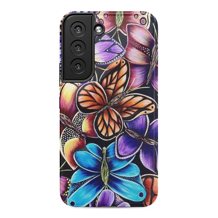 Galaxy S22 StrongFit Butterflies by Denise Cassidy Wood