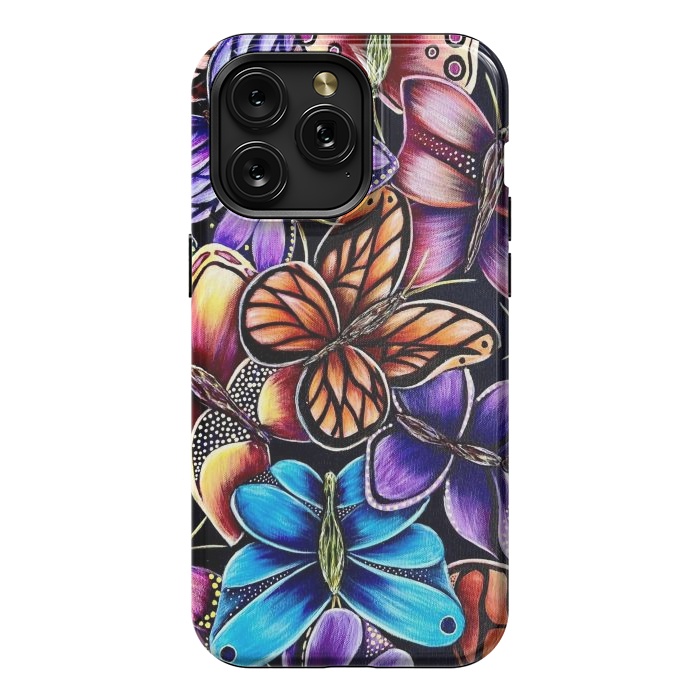 iPhone 15 Pro Max StrongFit Butterflies by Denise Cassidy Wood
