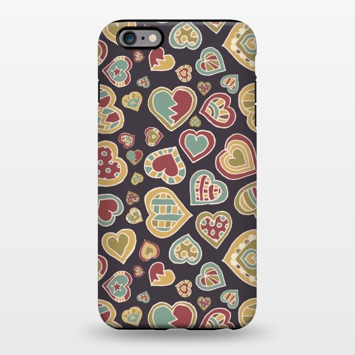 iPhone 6/6s plus StrongFit I Heart Doodling by Micklyn Le Feuvre