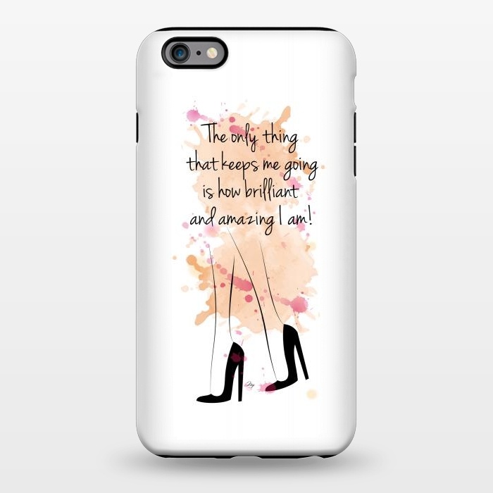 iPhone 6/6s plus StrongFit I am amazing Quote by Martina