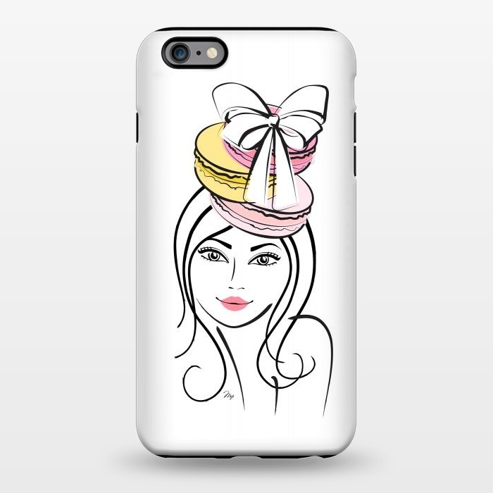 iPhone 6/6s plus StrongFit Macaron Girl by Martina