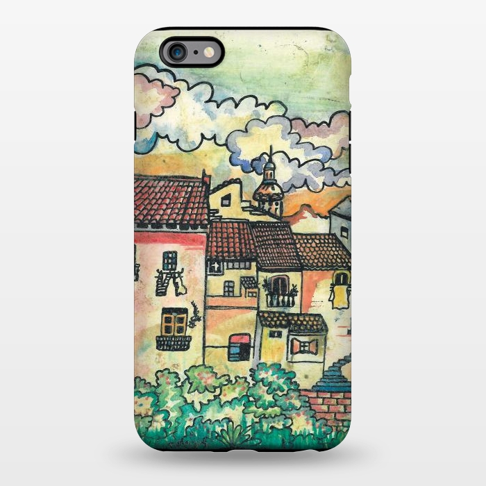 iPhone 6/6s plus StrongFit A Spanish Village by Julia Grifol