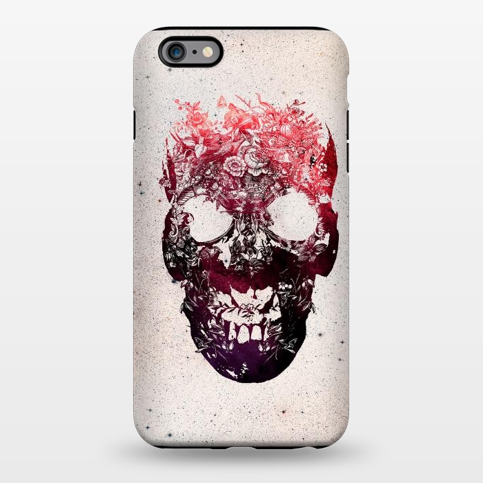 iPhone 6/6s plus StrongFit Floral Skull by Ali Gulec