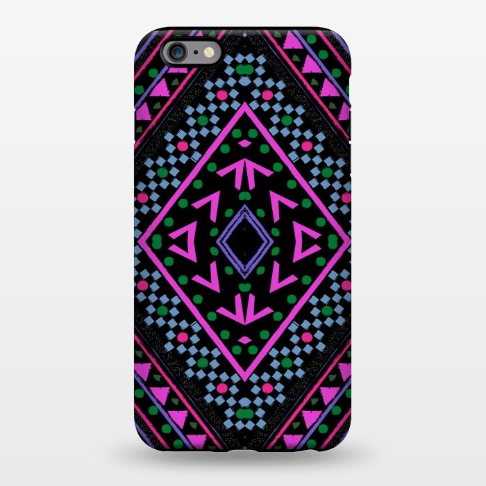 iPhone 6/6s plus StrongFit Neon Pattern by Nika Martinez