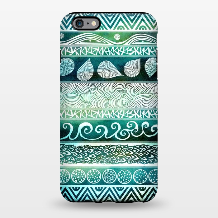 iPhone 6/6s plus StrongFit Dreamy Tribal by Pom Graphic Design