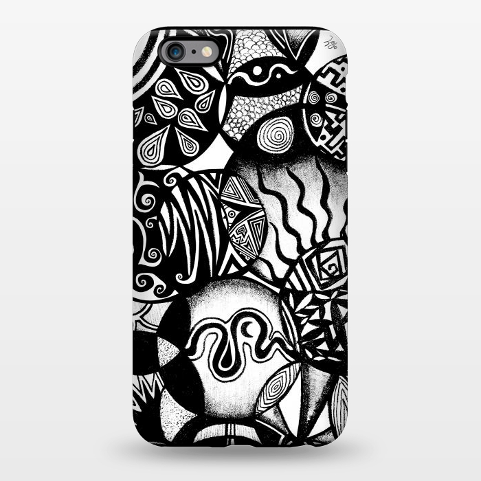 iPhone 6/6s plus StrongFit Circles and Life by Pom Graphic Design