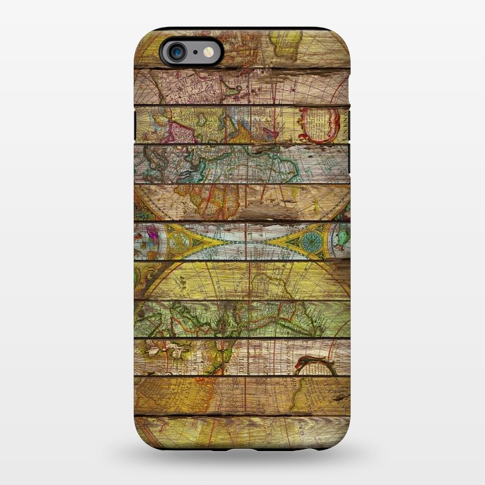 iPhone 6/6s plus StrongFit AROUND THE WORLD IN THIRTEEN MAPS by Diego Tirigall