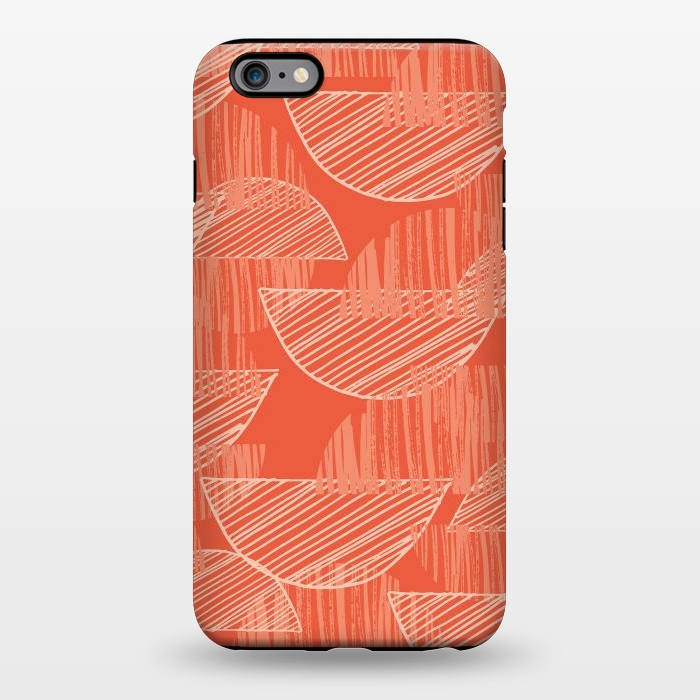 iPhone 6/6s plus StrongFit Orange Arcs by Rachael Taylor